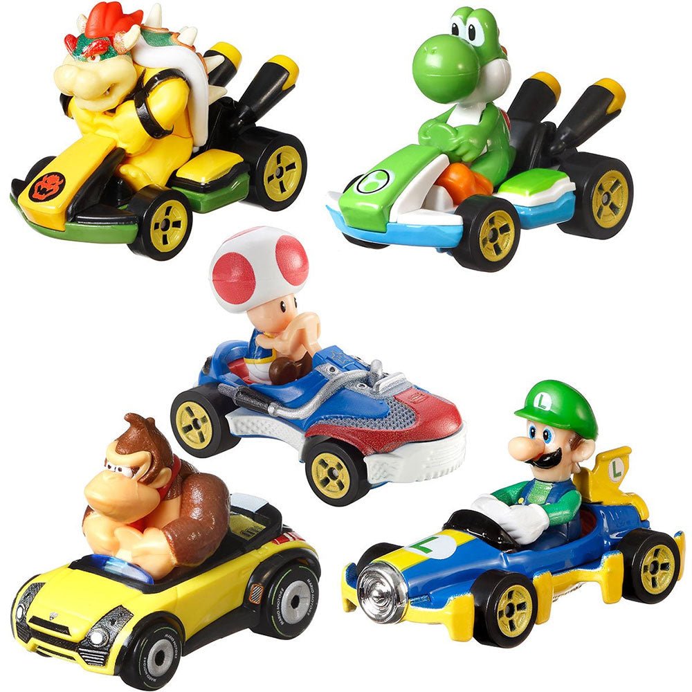 SUPER MARIO スーパーマリオ (40周年 ) - Mario Kart Hot Wheels Mix 5 2022 Vehicle Case / フィギュア・人形 - PGS